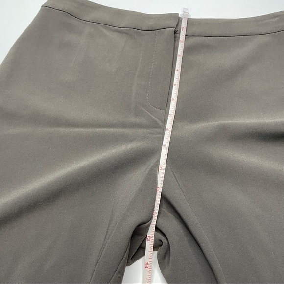 St. John Light Brown / Grey Wide Leg Pants Size 12 - Picture 6 of 10